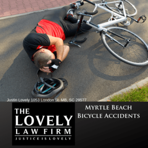 Man injured on a bicycle after a wreck The Lovely Law Firm