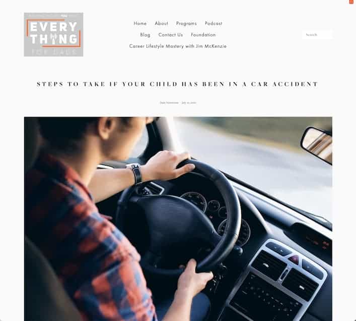 Steps to Take if Your Child Has Been in a Car Accident