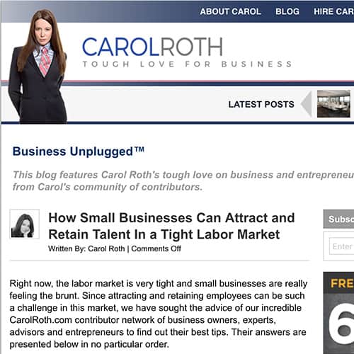 Carol Roth Blog